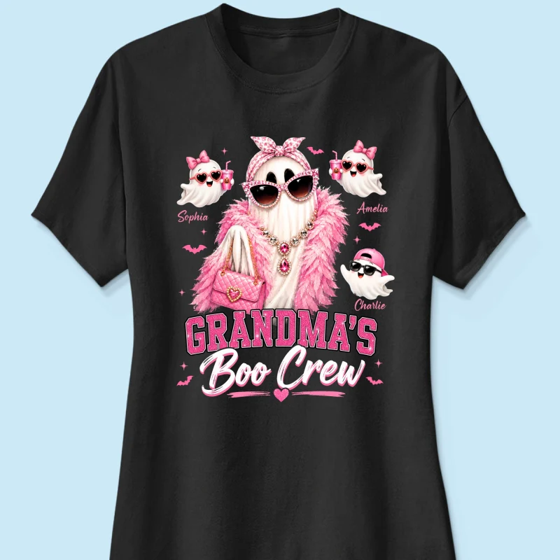 Grandma's Boo Crew Glam Ghost - Personalized Shirt - Halloween Gift for Grandma, Summerween - Image 14