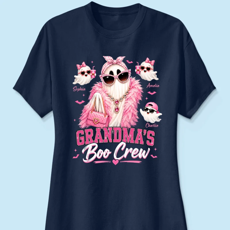 Grandma's Boo Crew Glam Ghost - Personalized Shirt - Halloween Gift for Grandma, Summerween - Image 15