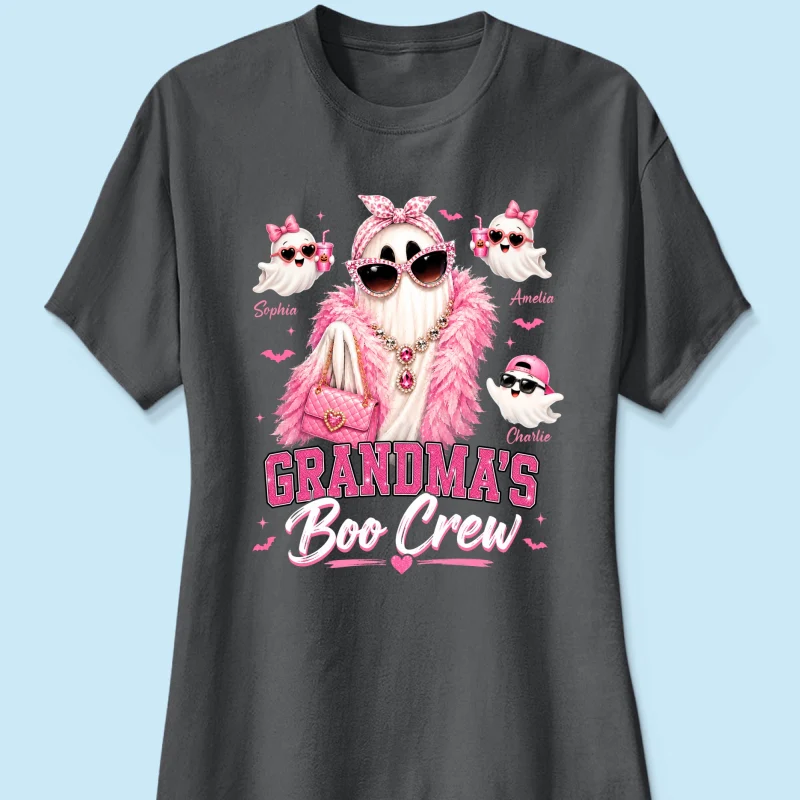 Grandma's Boo Crew Glam Ghost - Personalized Shirt - Halloween Gift for Grandma, Summerween - Image 16