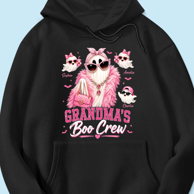 Grandma's Boo Crew Glam Ghost - Personalized Shirt - Halloween Gift for Grandma, Summerween - Image 20