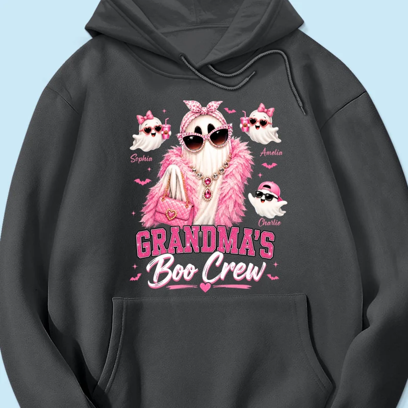 Grandma's Boo Crew Glam Ghost - Personalized Shirt - Halloween Gift for Grandma, Summerween - Image 22