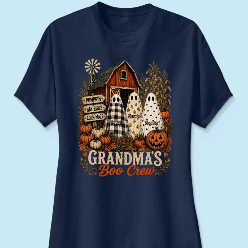 Grandma's Boo Crew Pumpkin Patch - Personalized Shirt - Halloween Shirt for Grandma - Image 14