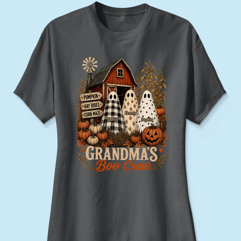 Grandma's Boo Crew Pumpkin Patch - Personalized Shirt - Halloween Shirt for Grandma - Image 15