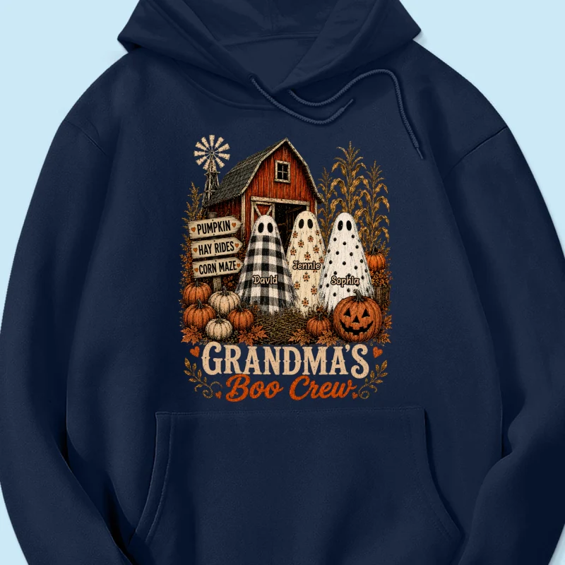Grandma's Boo Crew Pumpkin Patch - Personalized Shirt - Halloween Shirt for Grandma - Image 22