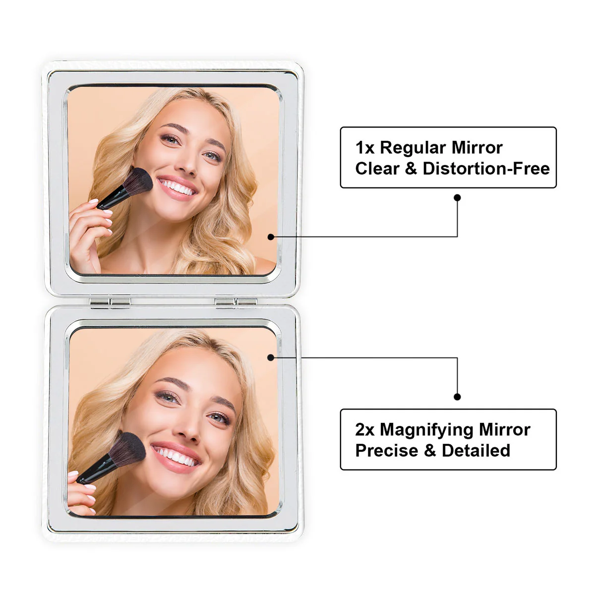 Grandma's Garden Gift Personalized Square Compact Mirror - Image 5