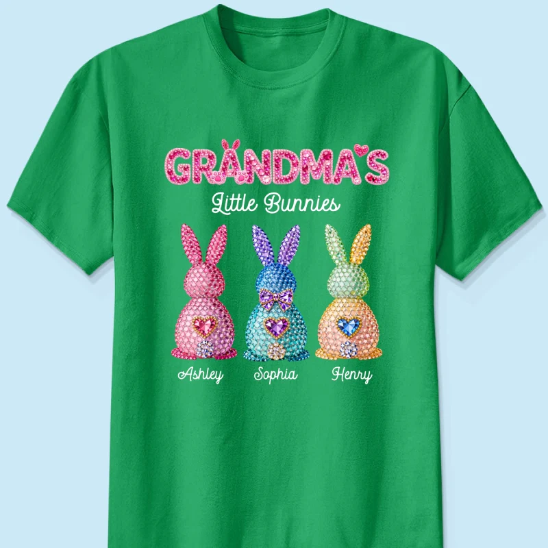Grandma's Little Bunnies Easter - Personalized Shirt - Sentimental Gift for Grandma - Image 22