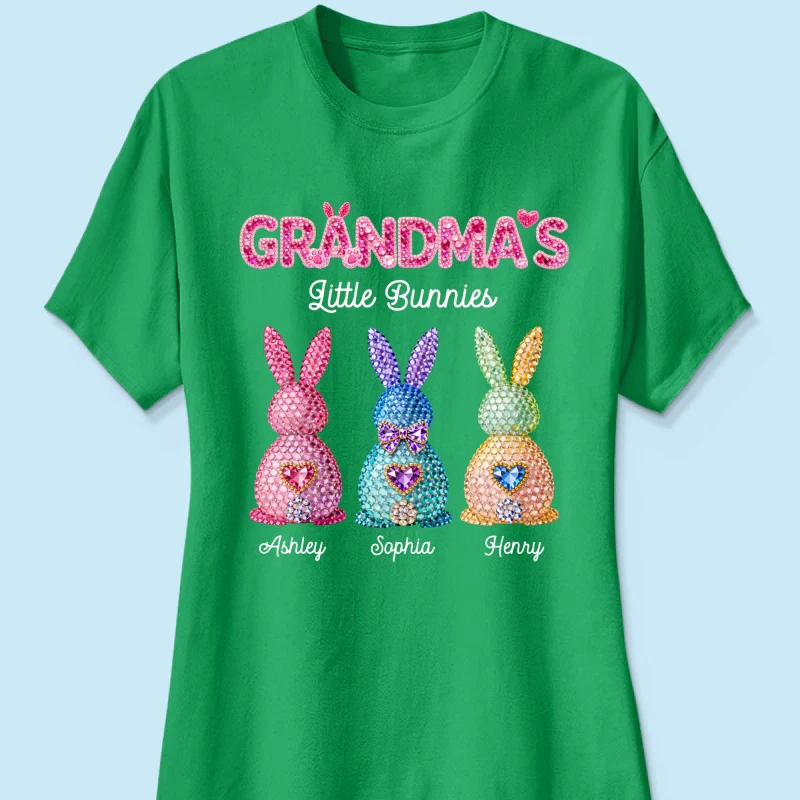 Grandma's Little Bunnies Easter - Personalized Shirt - Sentimental Gift for Grandma - Image 39