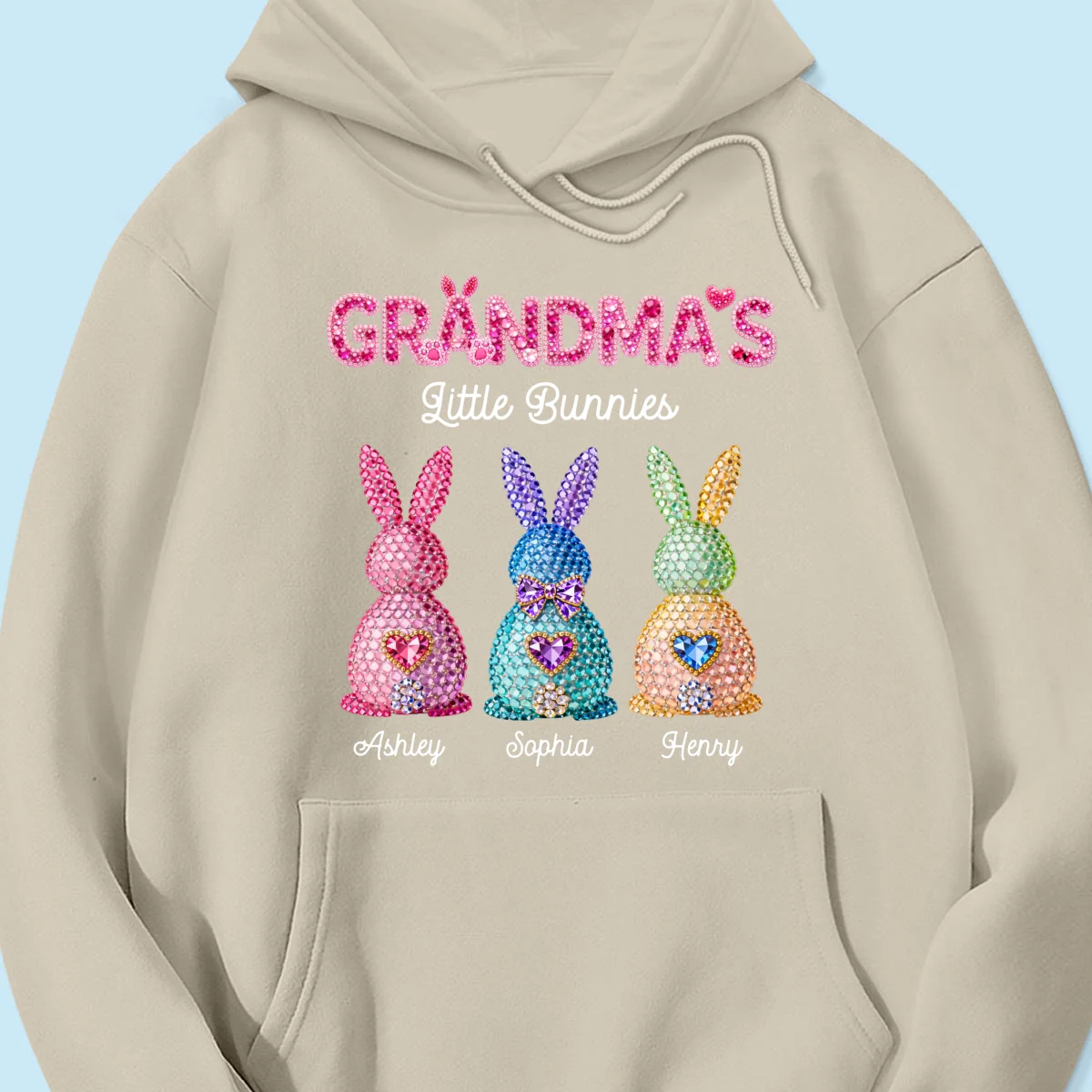 Grandma's Little Bunnies Easter - Personalized Shirt - Sentimental Gift for Grandma - Image 55