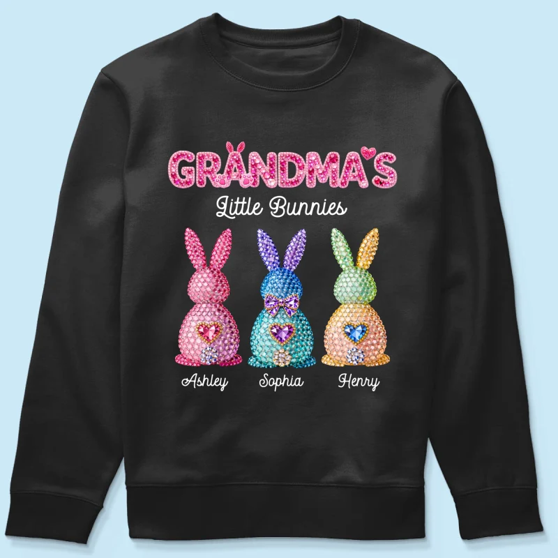 Grandma's Little Bunnies Easter - Personalized Shirt - Sentimental Gift for Grandma - Image 56