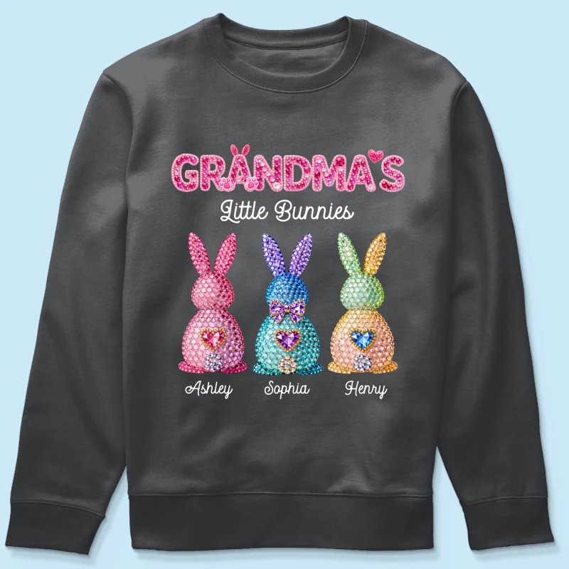Grandma's Little Bunnies Easter - Personalized Shirt - Sentimental Gift for Grandma - Image 58