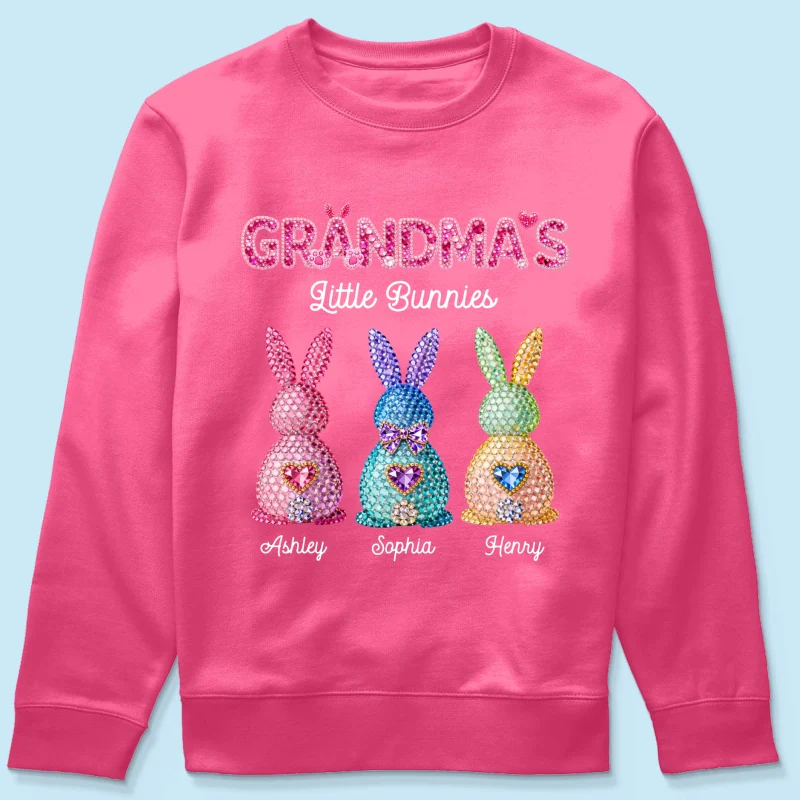 Grandma's Little Bunnies Easter - Personalized Shirt - Sentimental Gift for Grandma - Image 68