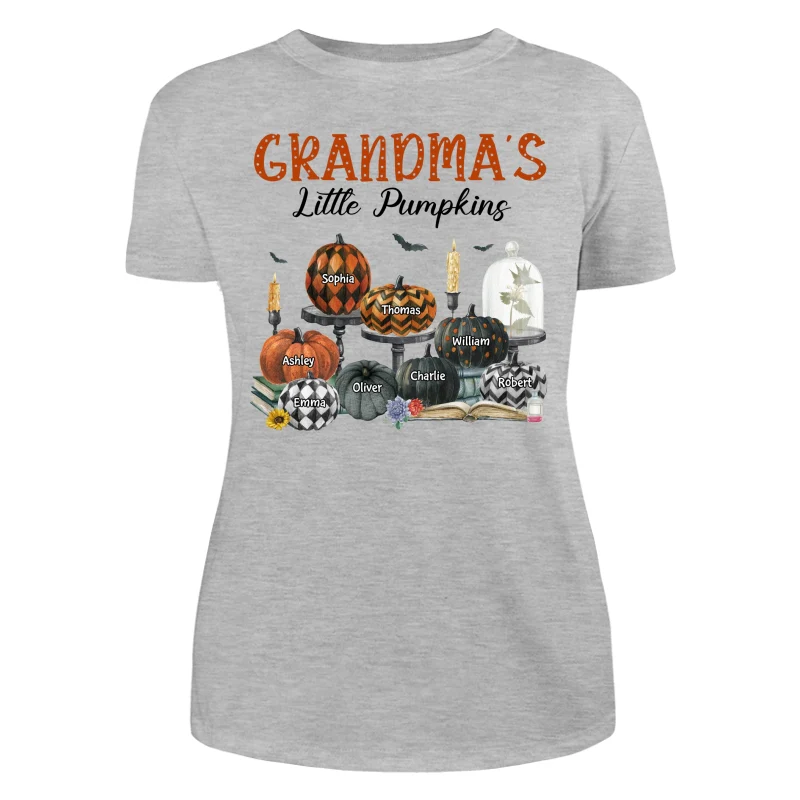 Grandma‘s Pumpkin Patch Halloween Personalized Shirt - Image 10