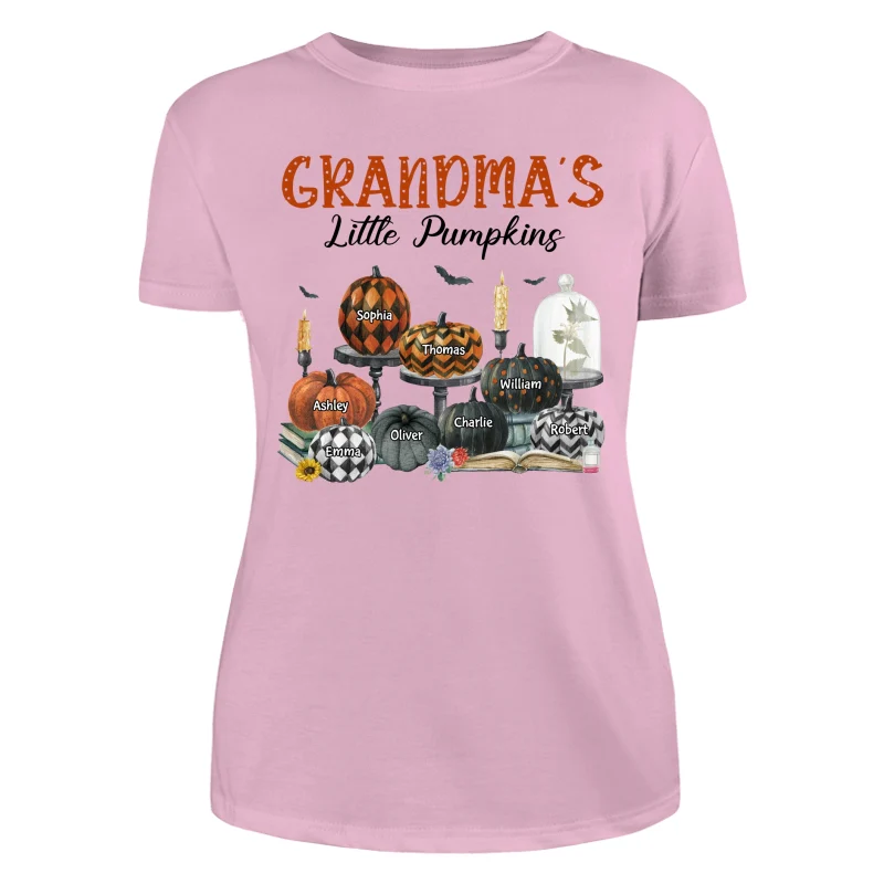 Grandma‘s Pumpkin Patch Halloween Personalized Shirt - Image 11