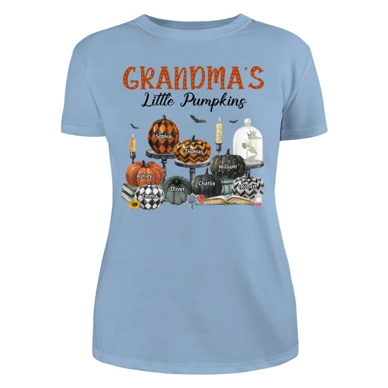 Grandma‘s Pumpkin Patch Halloween Personalized Shirt - Image 12