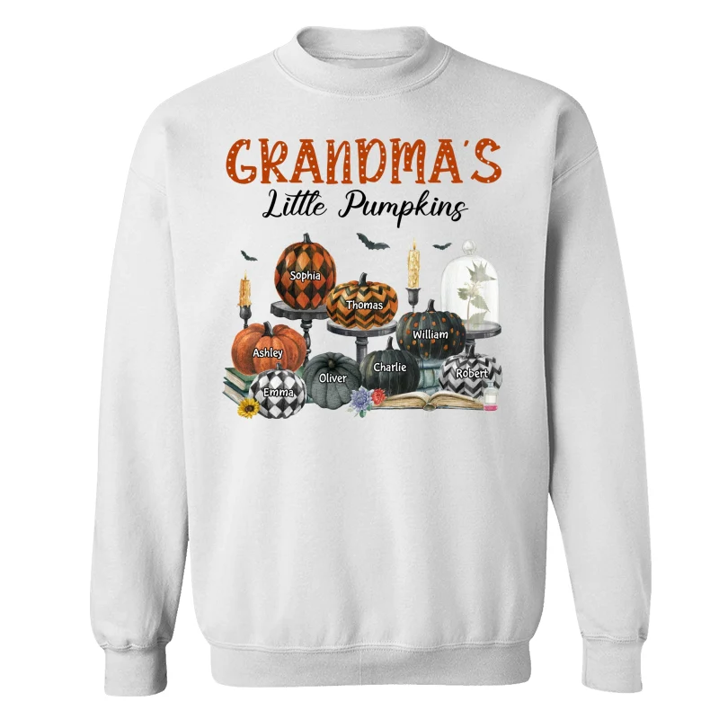 Grandma‘s Pumpkin Patch Halloween Personalized Shirt - Image 17