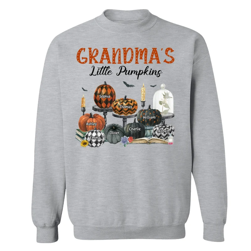 Grandma‘s Pumpkin Patch Halloween Personalized Shirt - Image 18