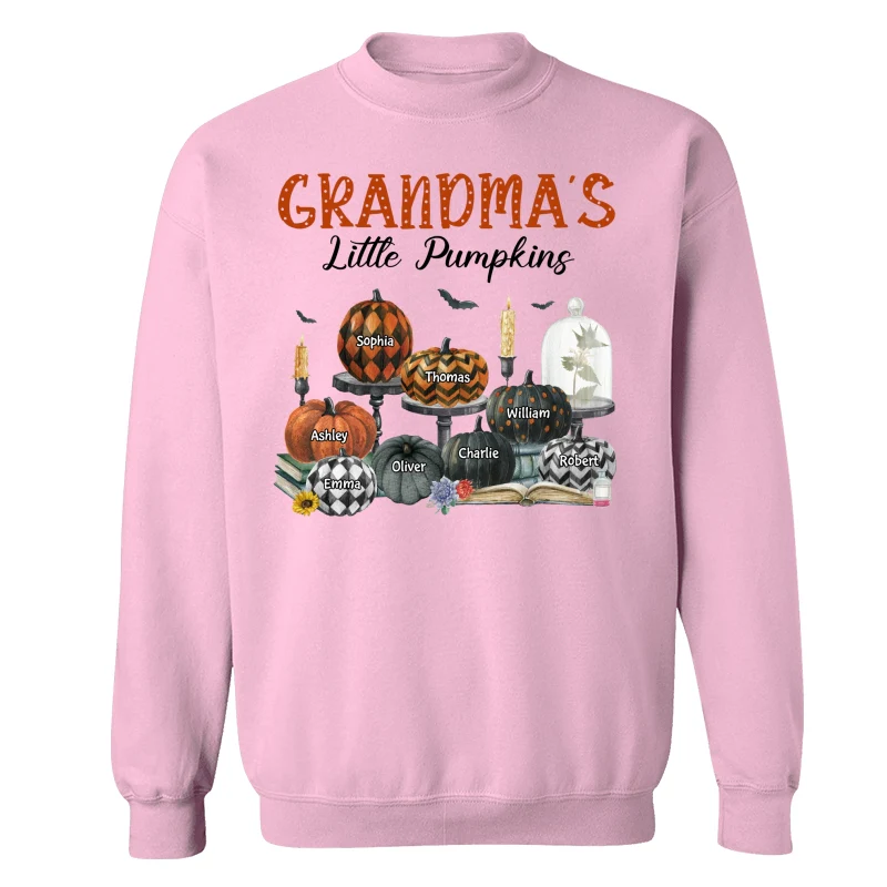 Grandma‘s Pumpkin Patch Halloween Personalized Shirt - Image 19
