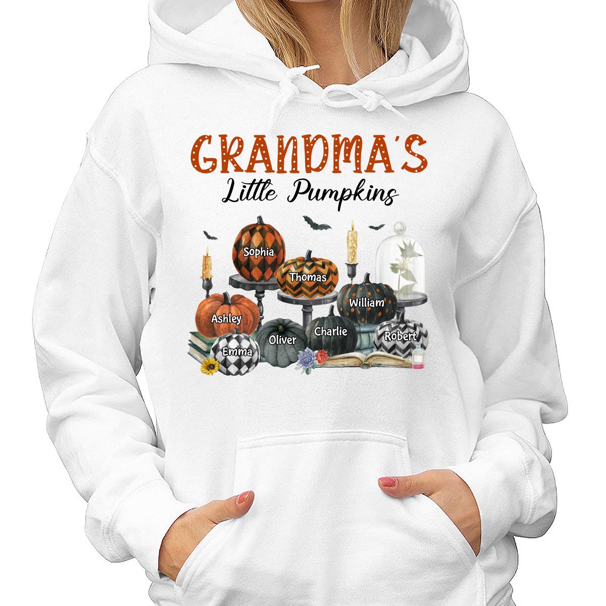 Grandma‘s Pumpkin Patch Halloween Personalized Shirt - Image 4