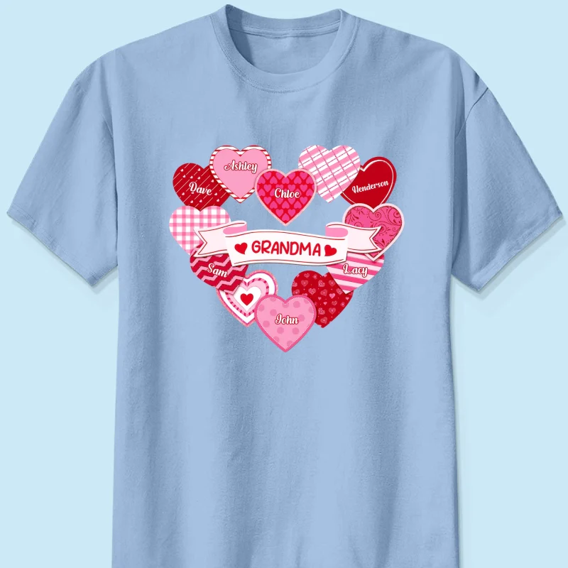Grandma's Sweethearts Coquette Valentine's Day - Personalized Shirt - Image 14