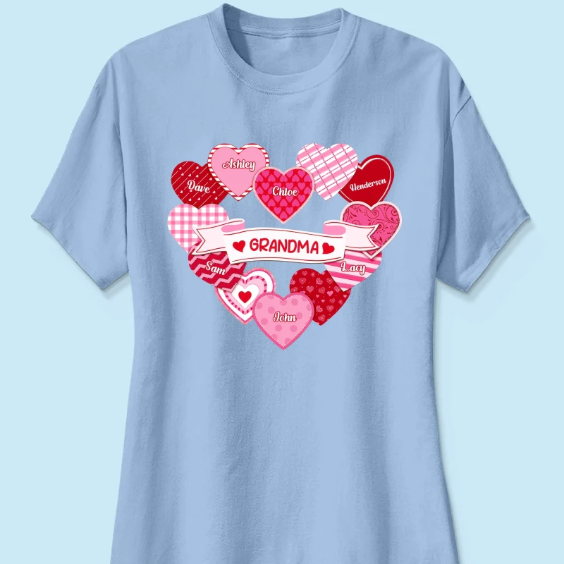 Grandma's Sweethearts Coquette Valentine's Day - Personalized Shirt - Image 18