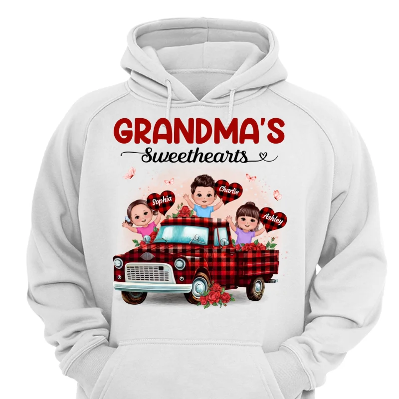 Grandma‘s Sweethearts Happy Doll Kids On Truck Personalized Shirt - Image 13