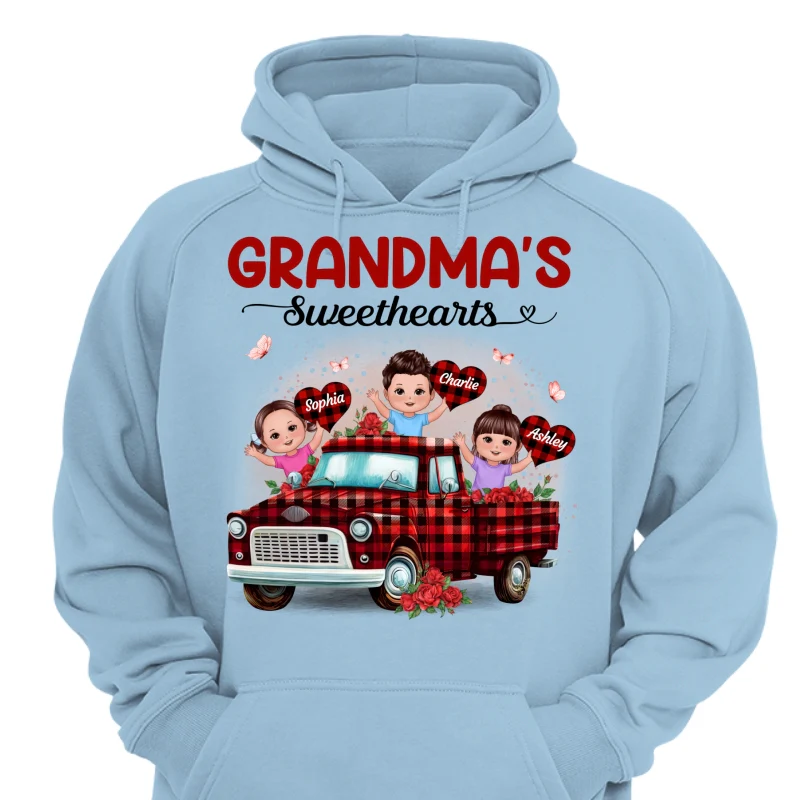 Grandma‘s Sweethearts Happy Doll Kids On Truck Personalized Shirt - Image 16