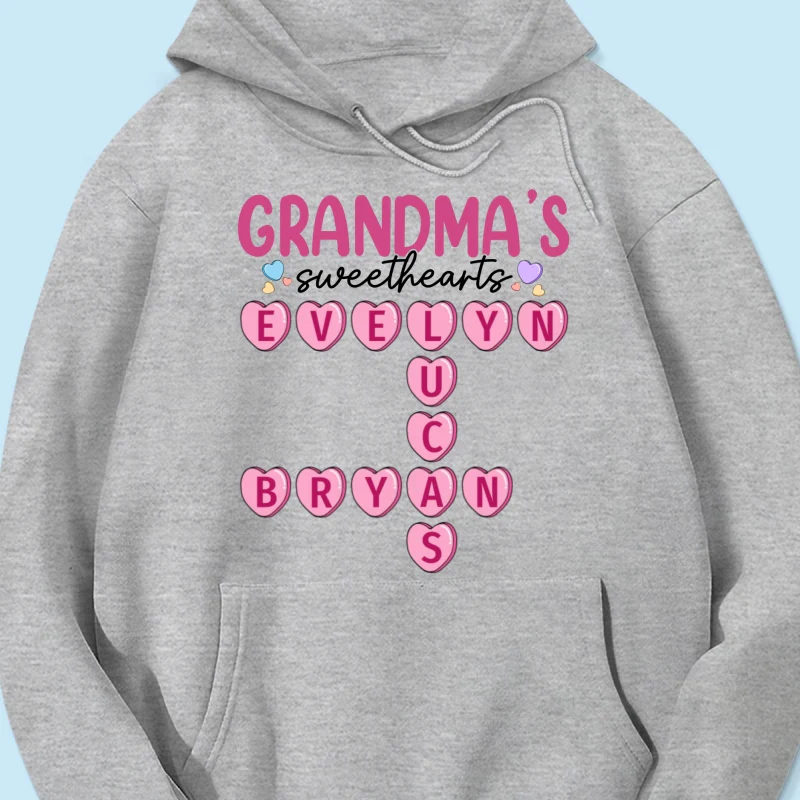 Grandma's Sweethearts Unique Crossword Puzzle Personalized Shirt - Image 17