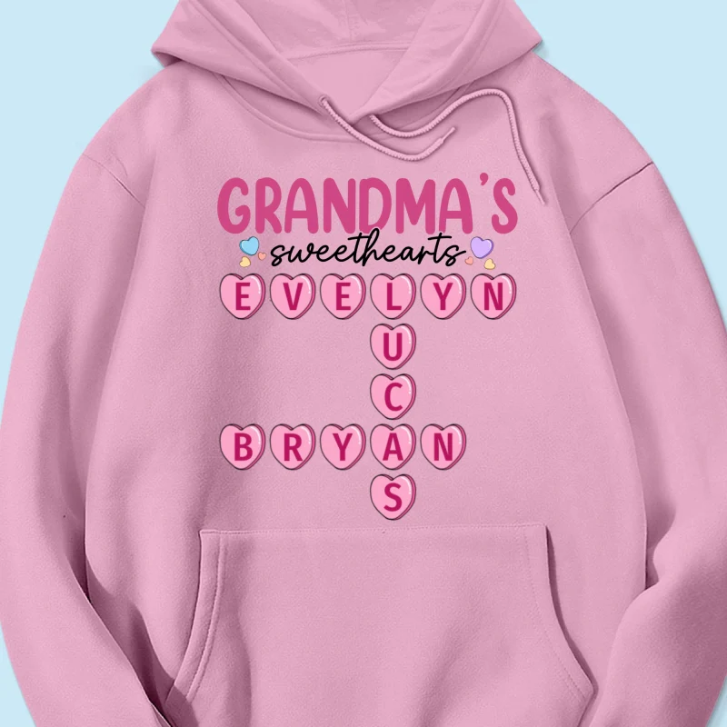Grandma's Sweethearts Unique Crossword Puzzle Personalized Shirt - Image 19