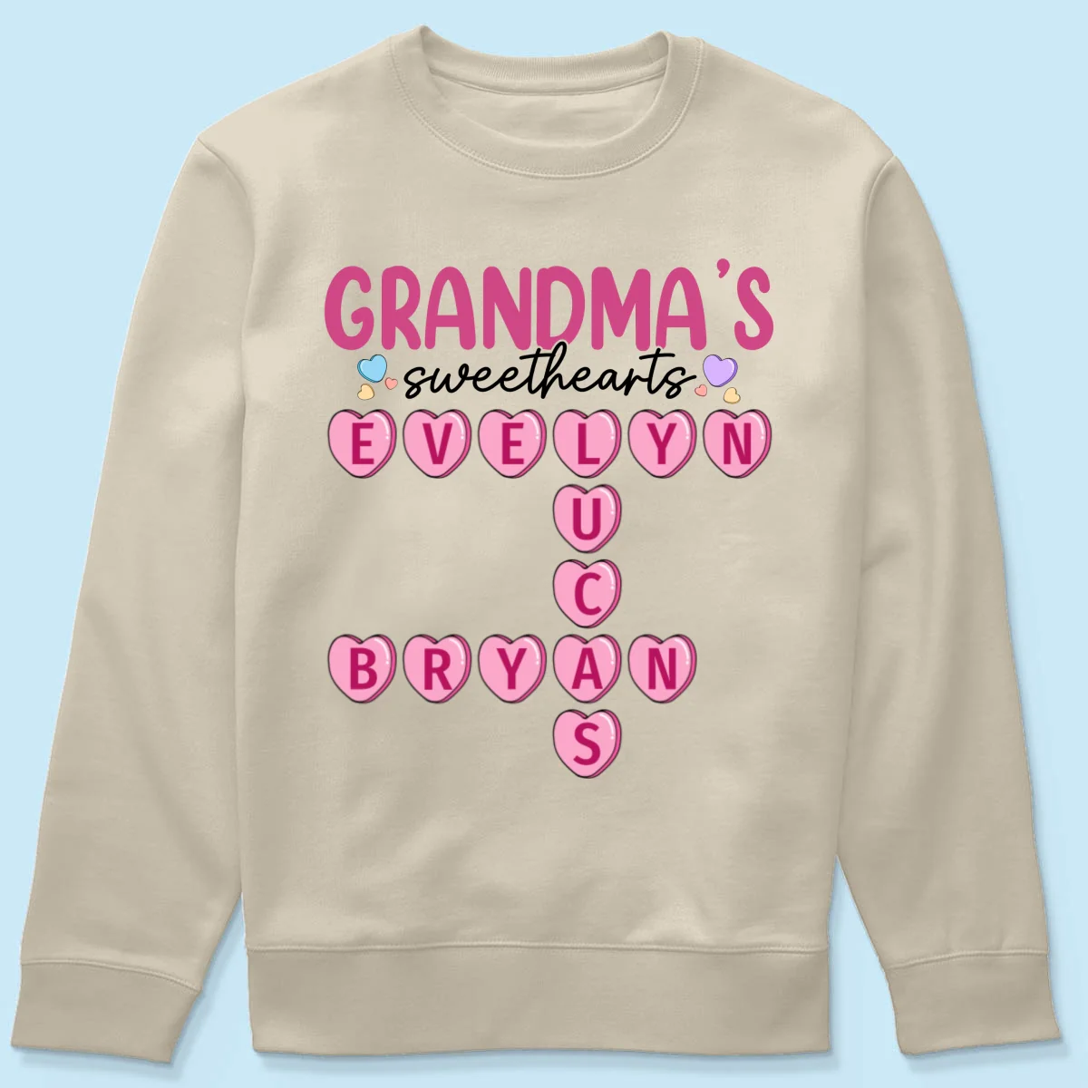 Grandma's Sweethearts Unique Crossword Puzzle Personalized Shirt - Image 22