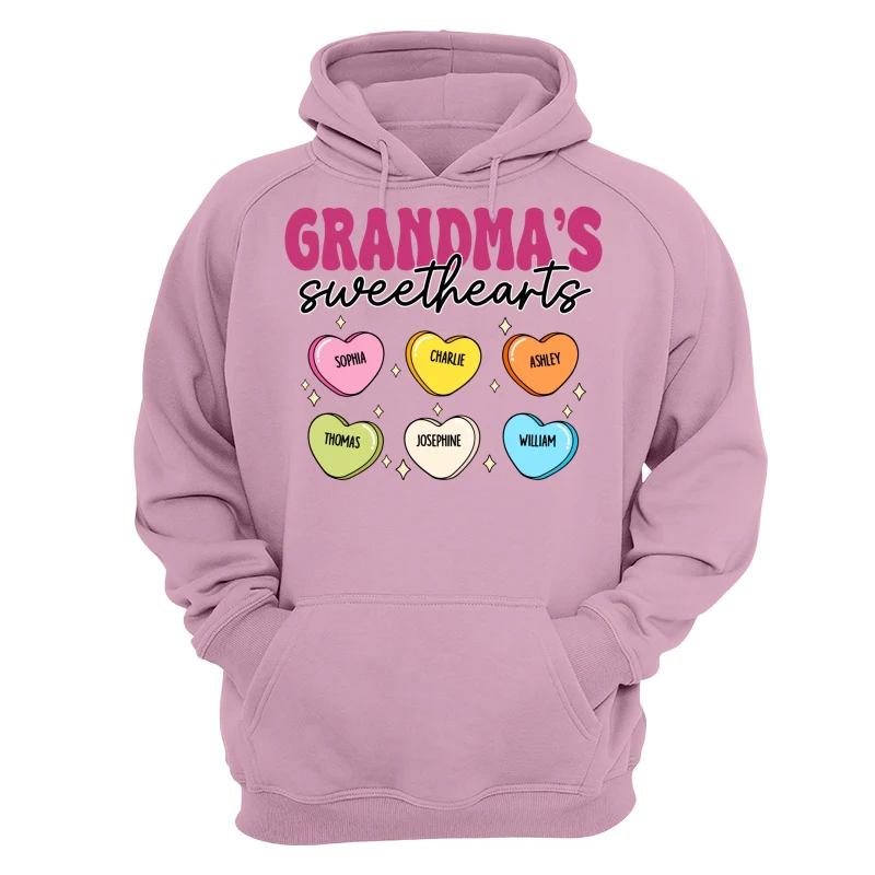 Grandma‘s Sweethearts Valentine’s Day For Grandma Mom Personalized Shirt - Image 15