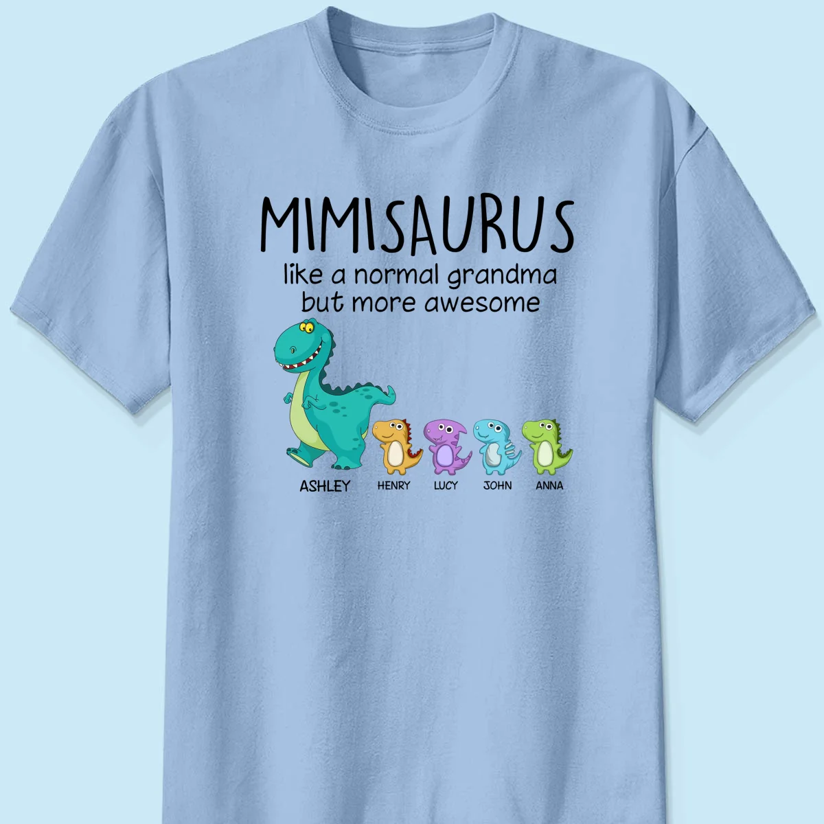 Grandmasaurus And Kids Personalized Shirt - Image 10
