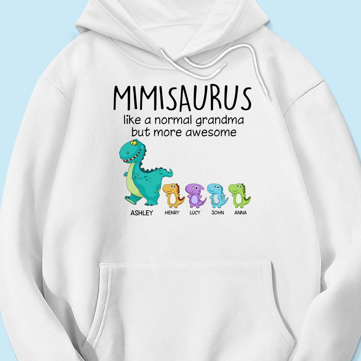 Grandmasaurus And Kids Personalized Shirt - Image 15