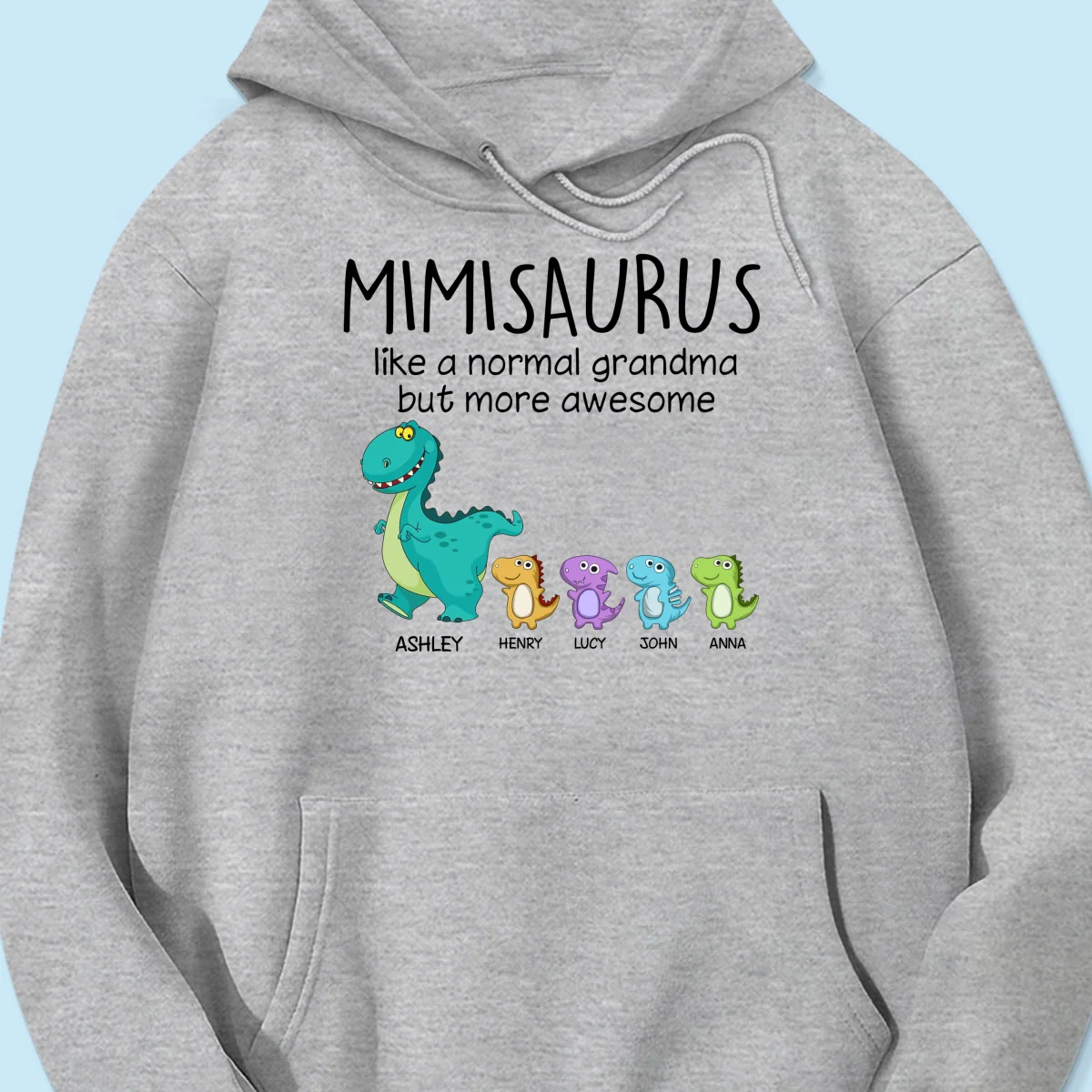 Grandmasaurus And Kids Personalized Shirt - Image 16