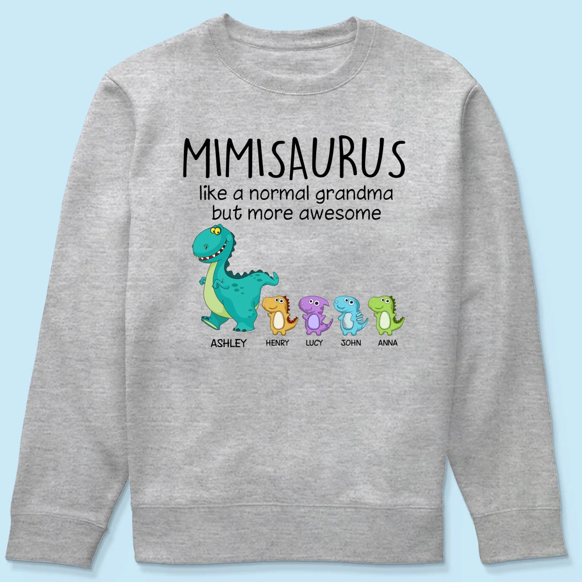 Grandmasaurus And Kids Personalized Shirt - Image 20