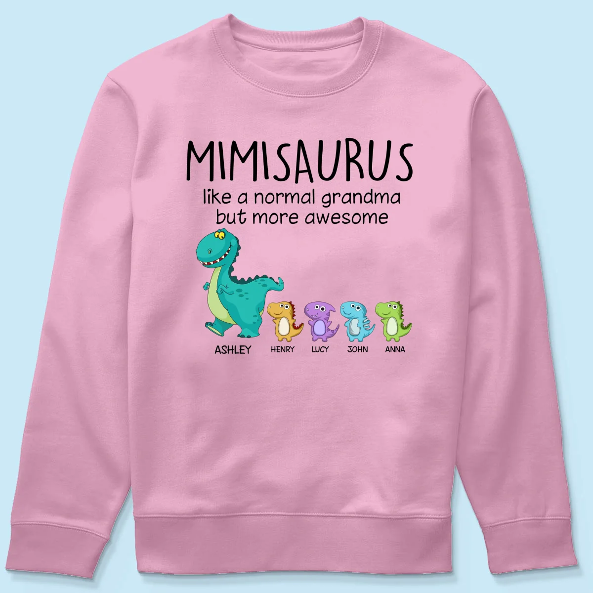 Grandmasaurus And Kids Personalized Shirt - Image 21