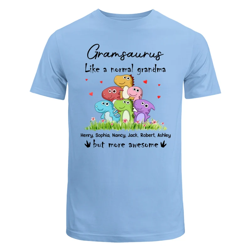 Grandmasaurus Colorful Dinosaurs Mom Grandma Personalized Shirt - Image 8