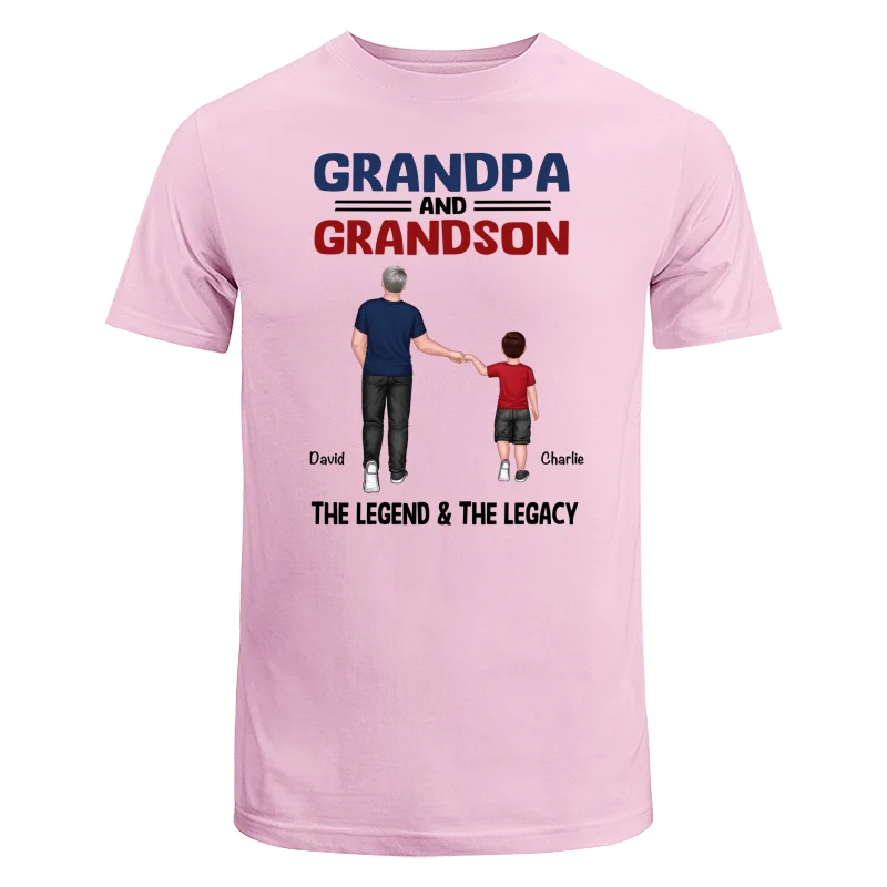 Grandpa Grandkids Legend Legacy Personalized Shirt - Image 7