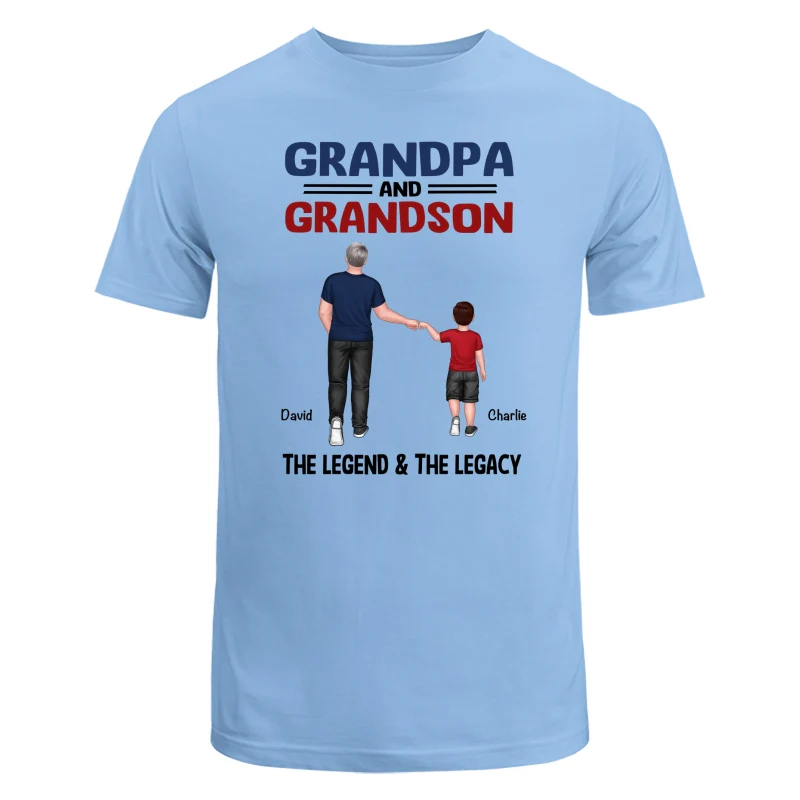 Grandpa Grandkids Legend Legacy Personalized Shirt - Image 8