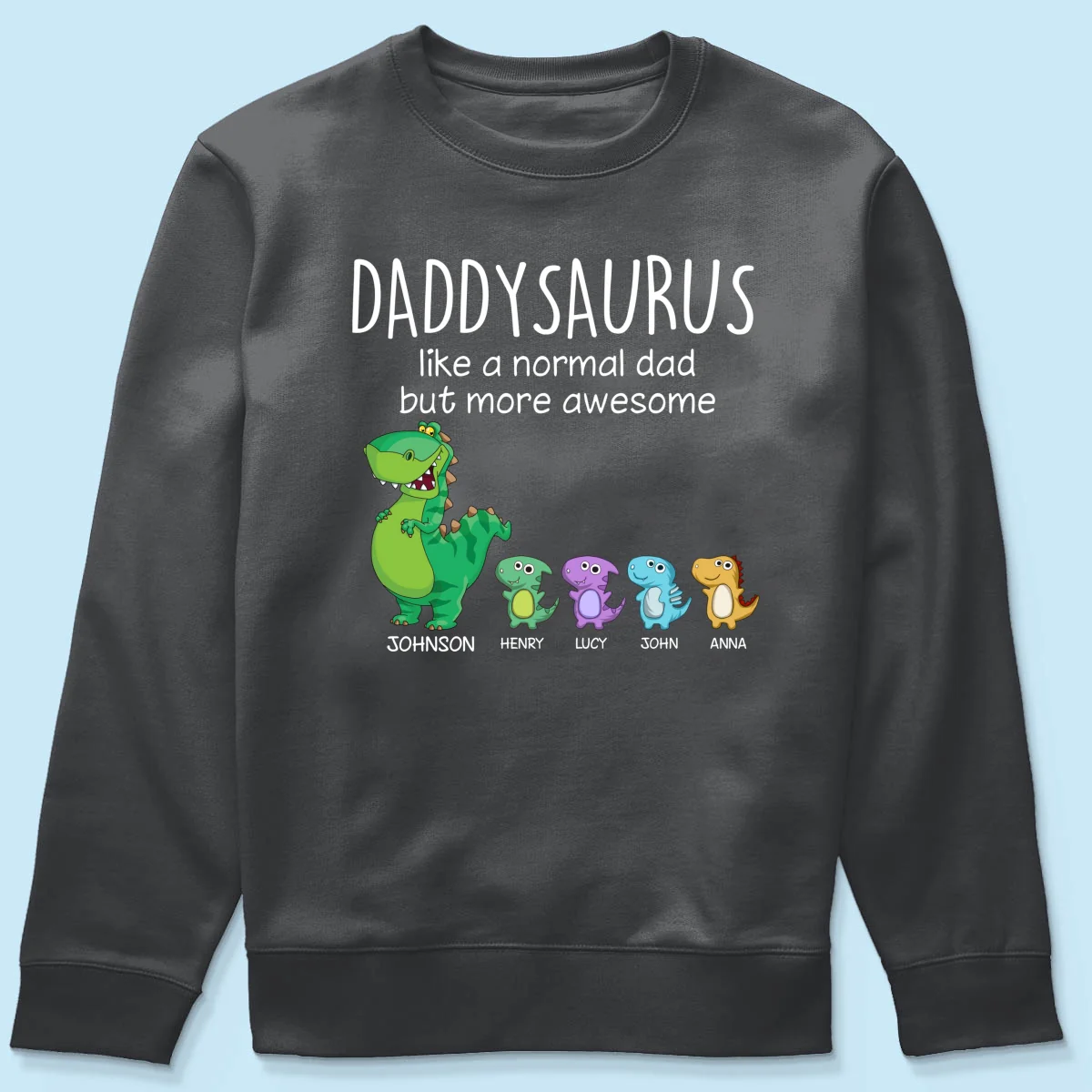 Grandpasaurus And Kids Personalized Shirt - Image 14