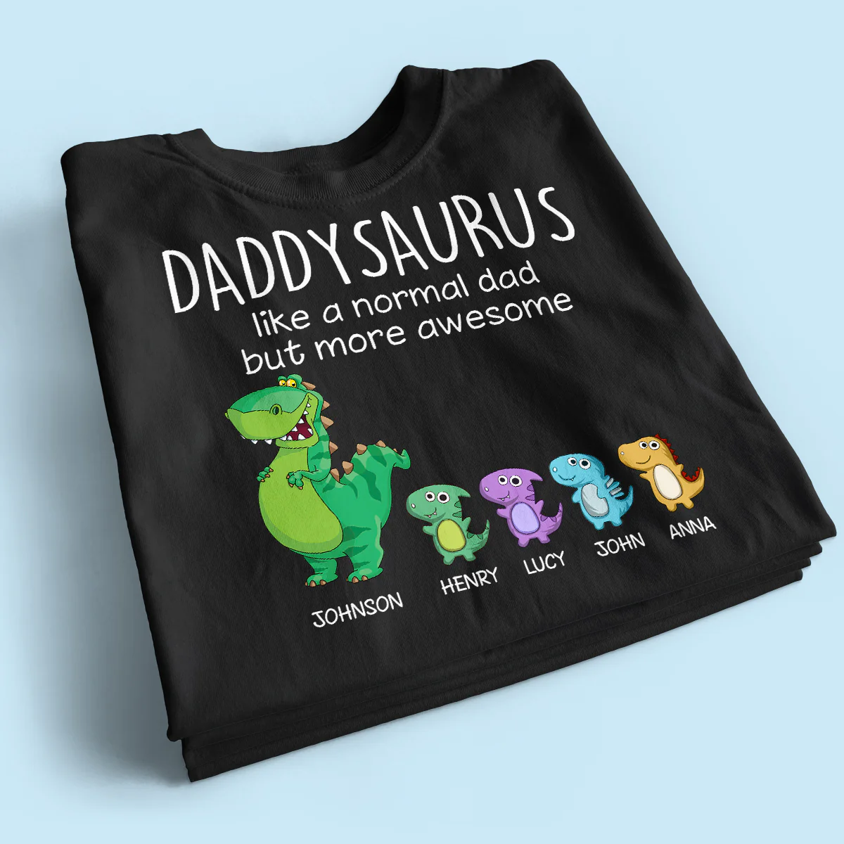 Grandpasaurus And Kids Personalized Shirt - Image 2