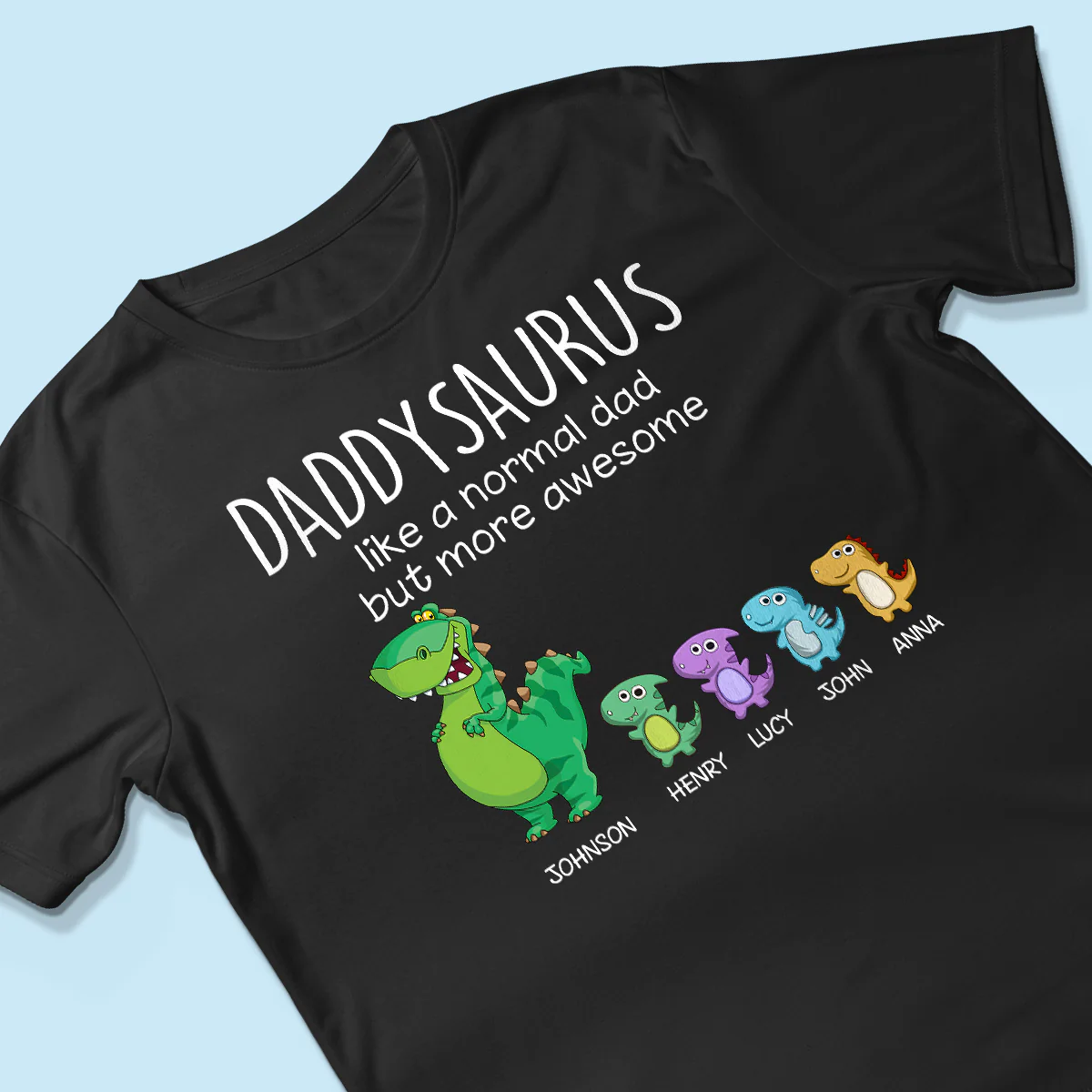 Grandpasaurus And Kids Personalized Shirt - Image 3