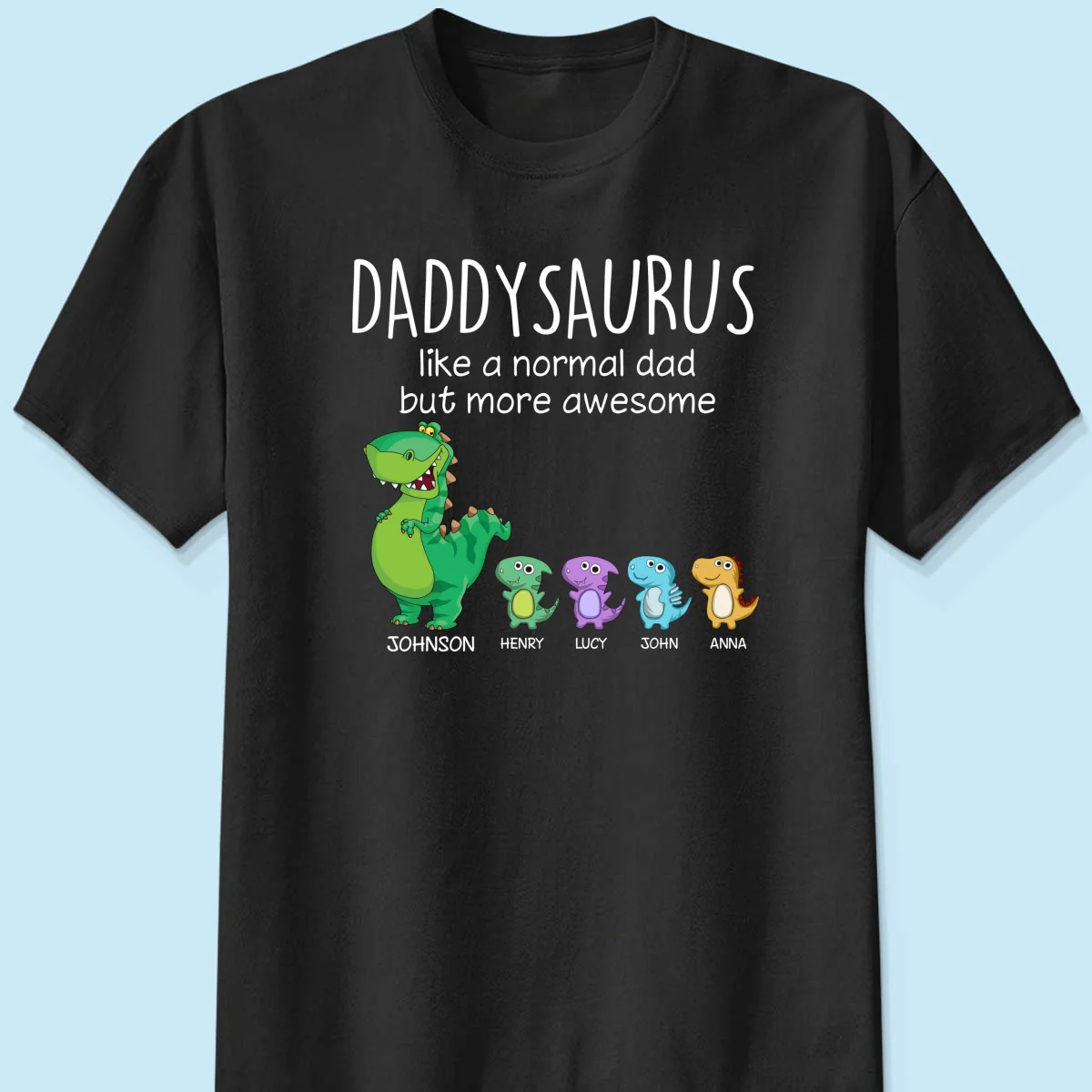 Grandpasaurus And Kids Personalized Shirt - Image 6