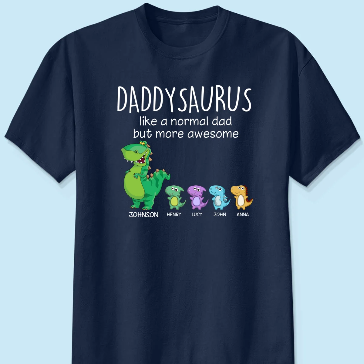 Grandpasaurus And Kids Personalized Shirt - Image 7