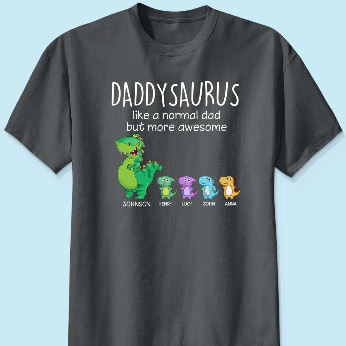 Grandpasaurus And Kids Personalized Shirt - Image 8