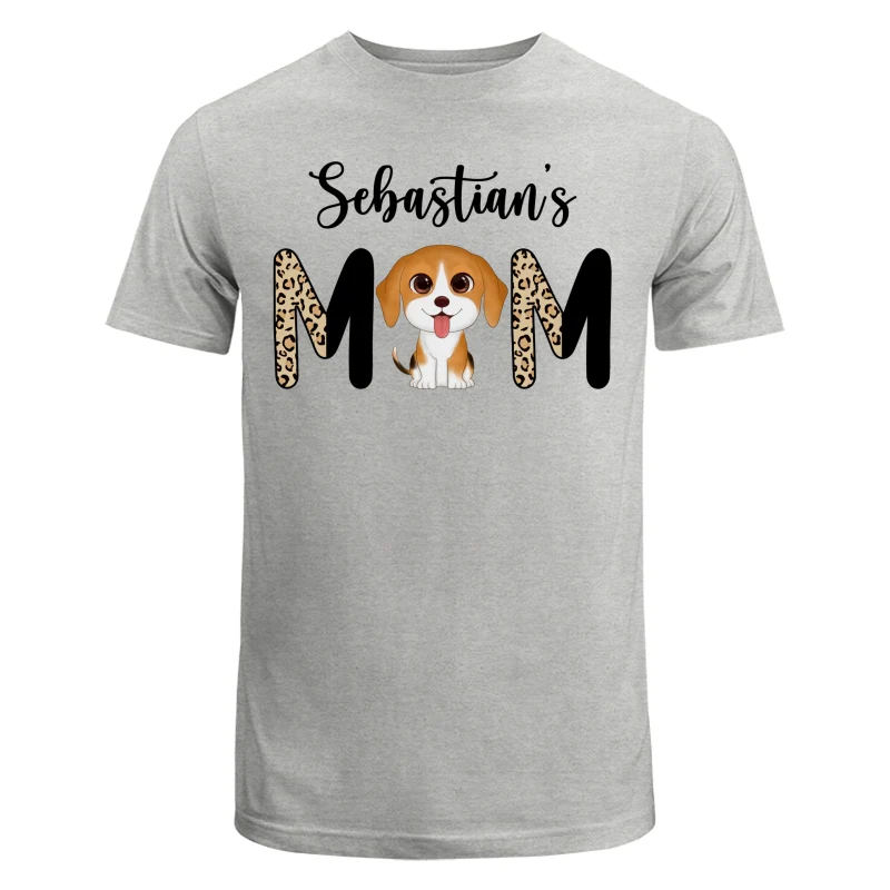 Half Leopard Pattern Dog Mom Watercolor Cute Dog Personalized Shirt - Image 6