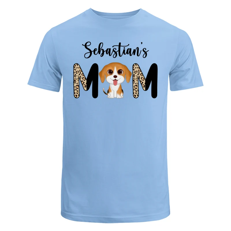 Half Leopard Pattern Dog Mom Watercolor Cute Dog Personalized Shirt - Image 8