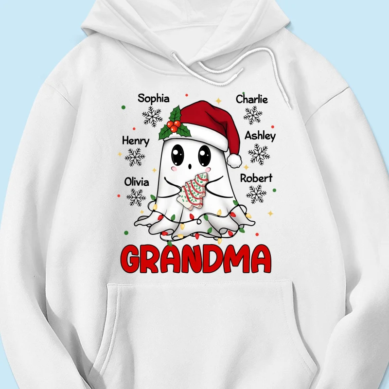 Halloween Christmas Boo Grandma Personalized Shirt - Image 16