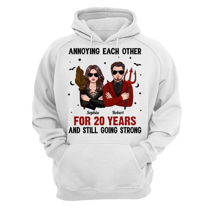 Halloween Couple Annoying Each Other Personalized Shirt - Image 13