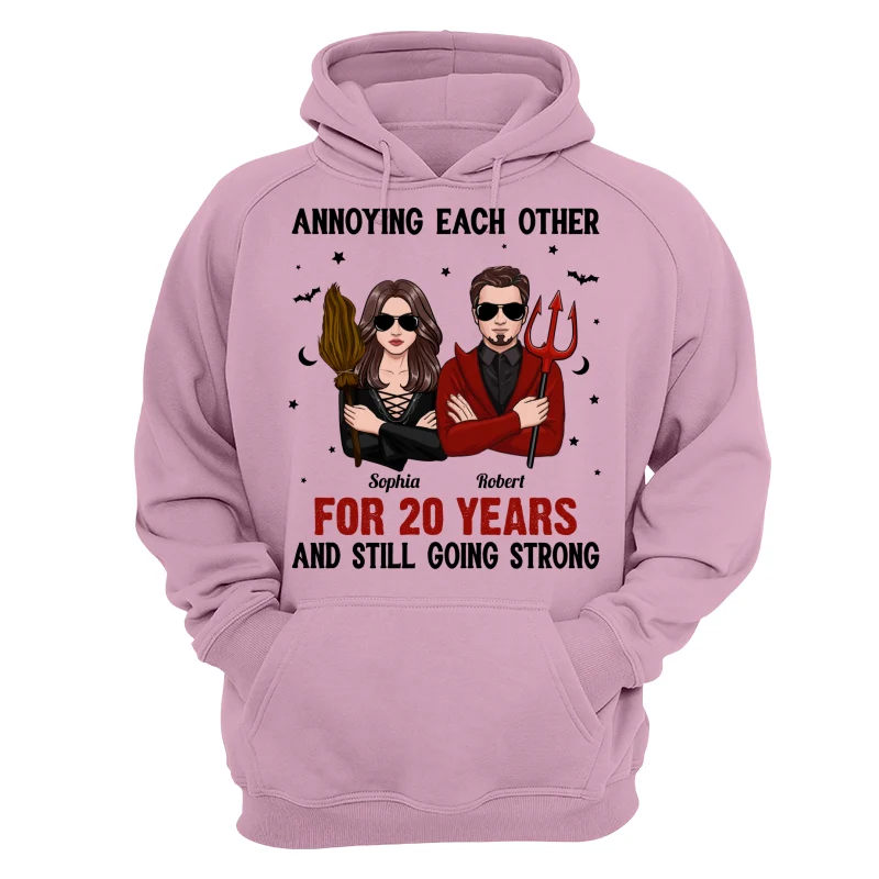 Halloween Couple Annoying Each Other Personalized Shirt - Image 15