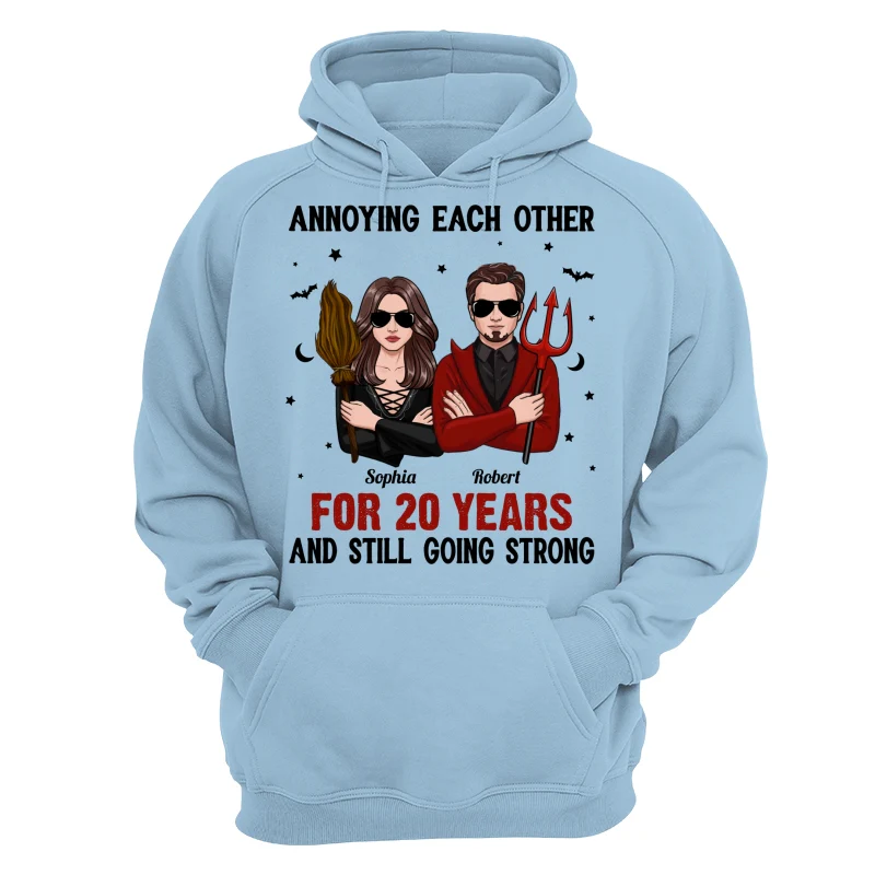 Halloween Couple Annoying Each Other Personalized Shirt - Image 16